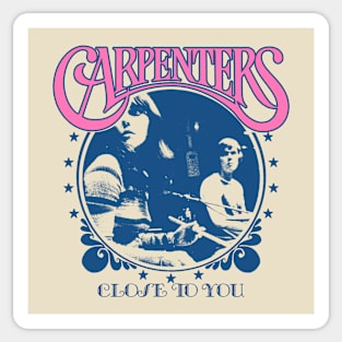 vintage 70s the carpenters Sticker